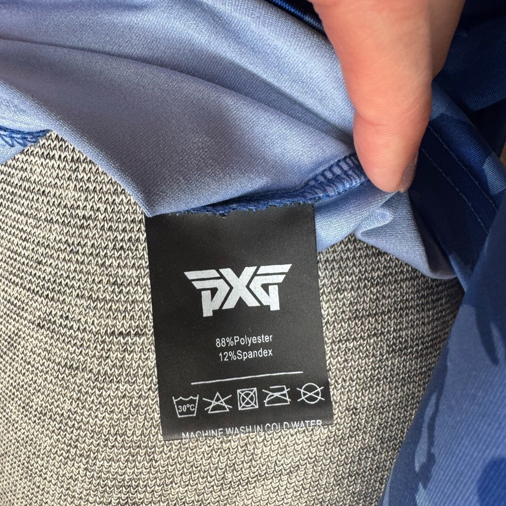 STILL AVAILABLE- PXG Blue Camouflage Pullover - Picture 5 of 6